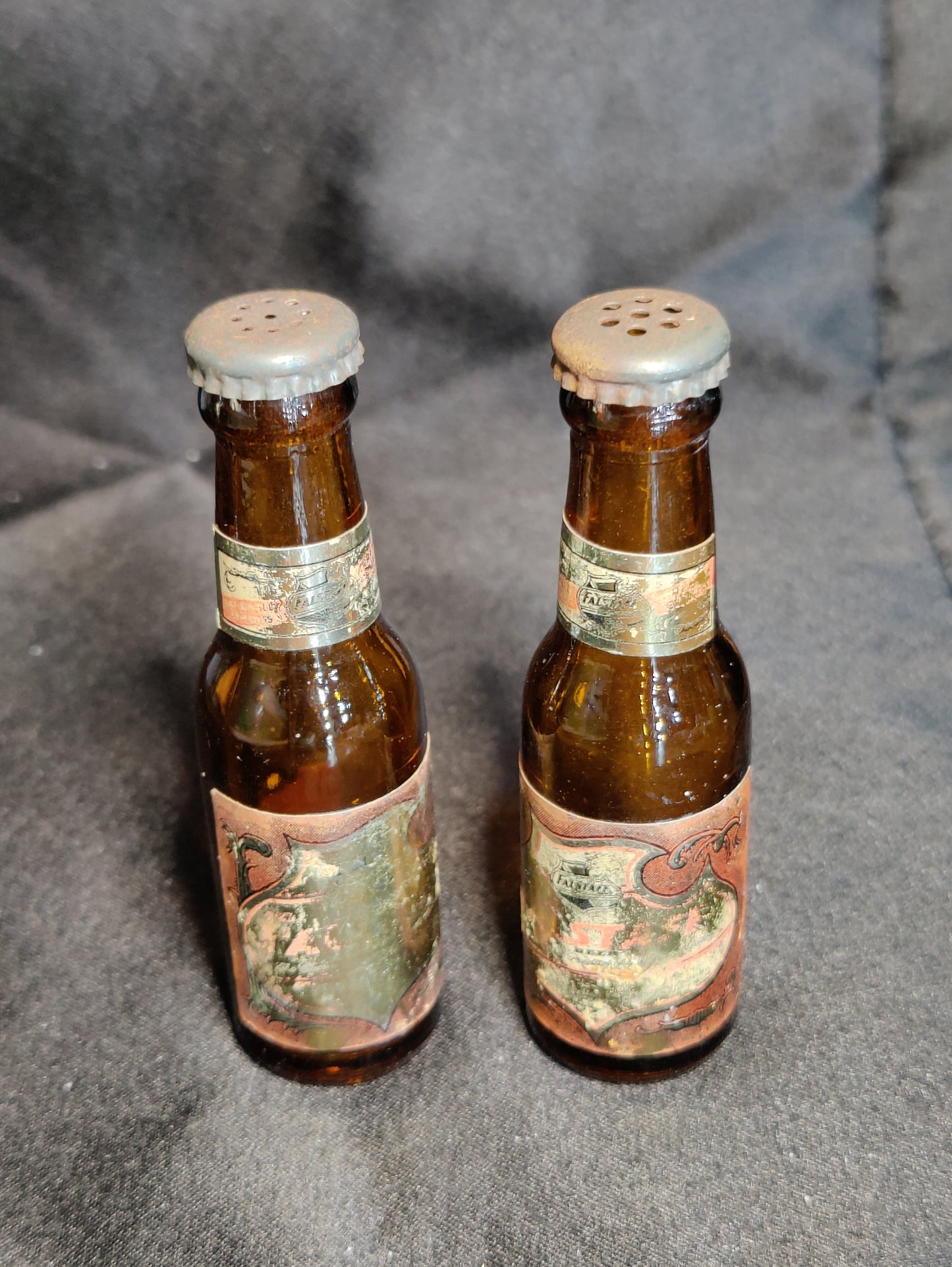 Vintage Falstaff Beer Bottle Shakers