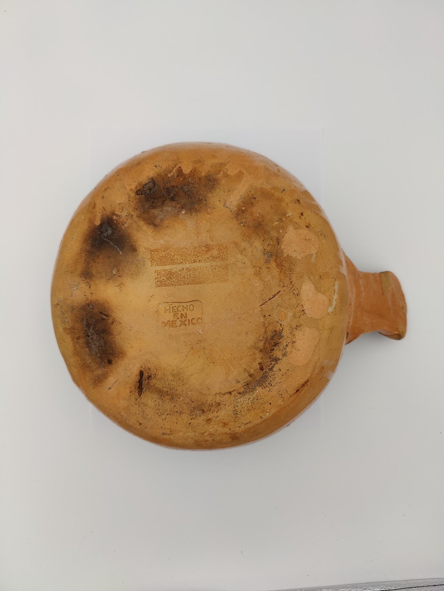 9.5"D Antique Native Pottery Cooking Bowl