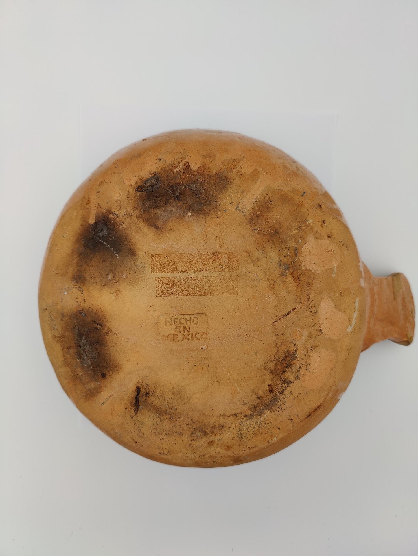 9.5"D Antique Native Pottery Cooking Bowl