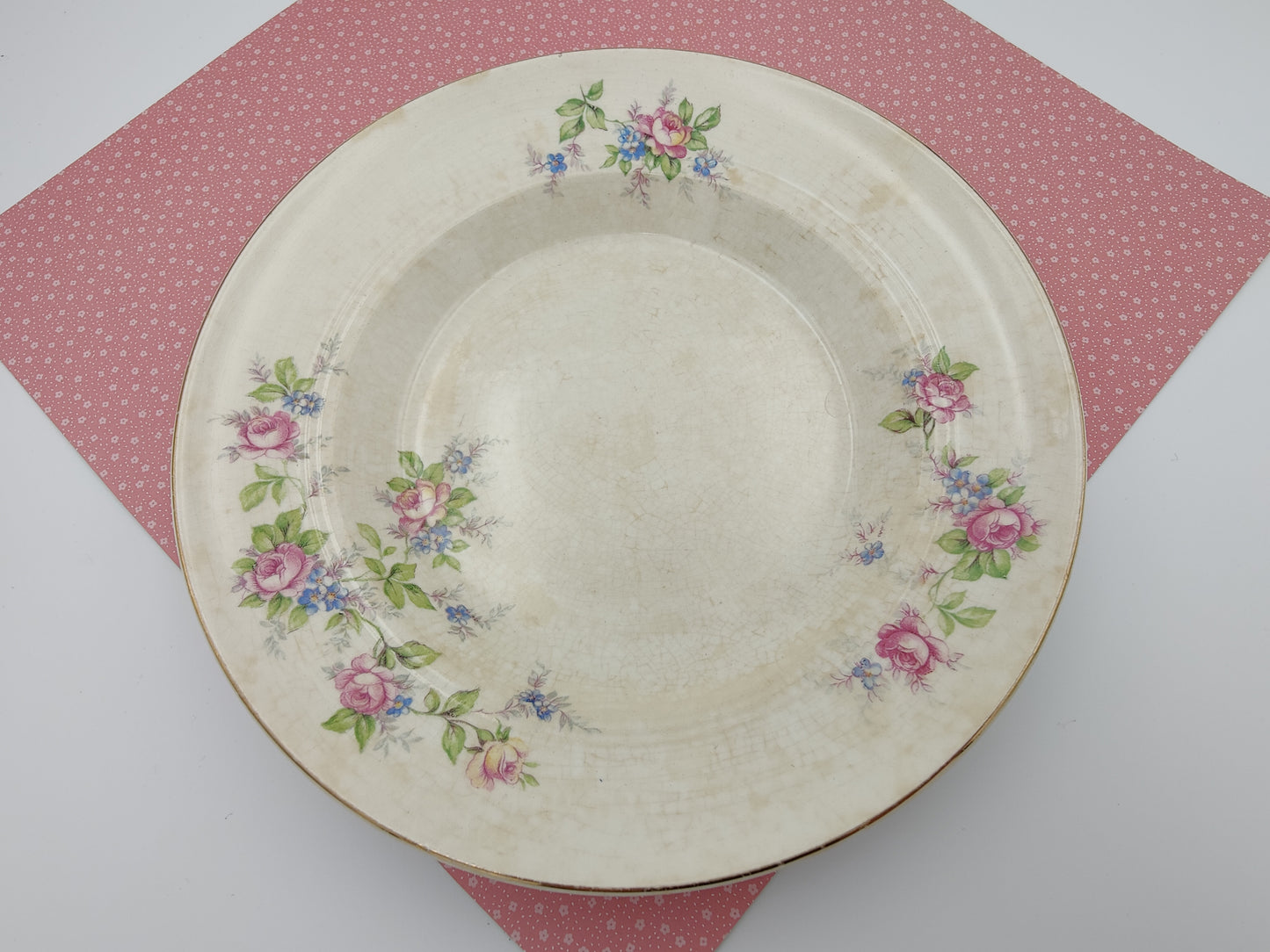 Symphony Salem VTG USA 28K Gold Rim Plate, 2 Available