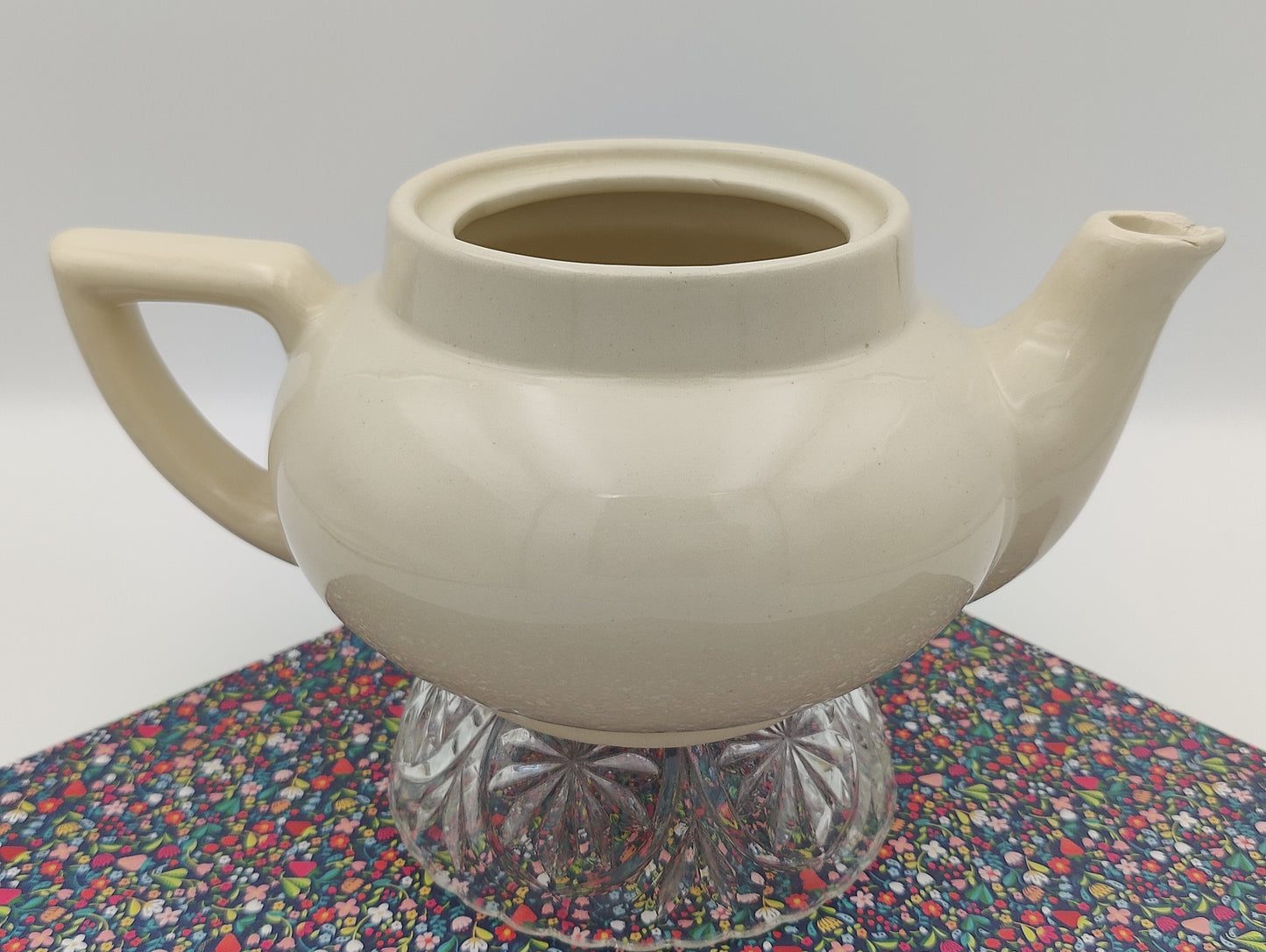 Shawnee Pottery Pennsylvania Dutch Teapot, Vintage 1940's, NO LID