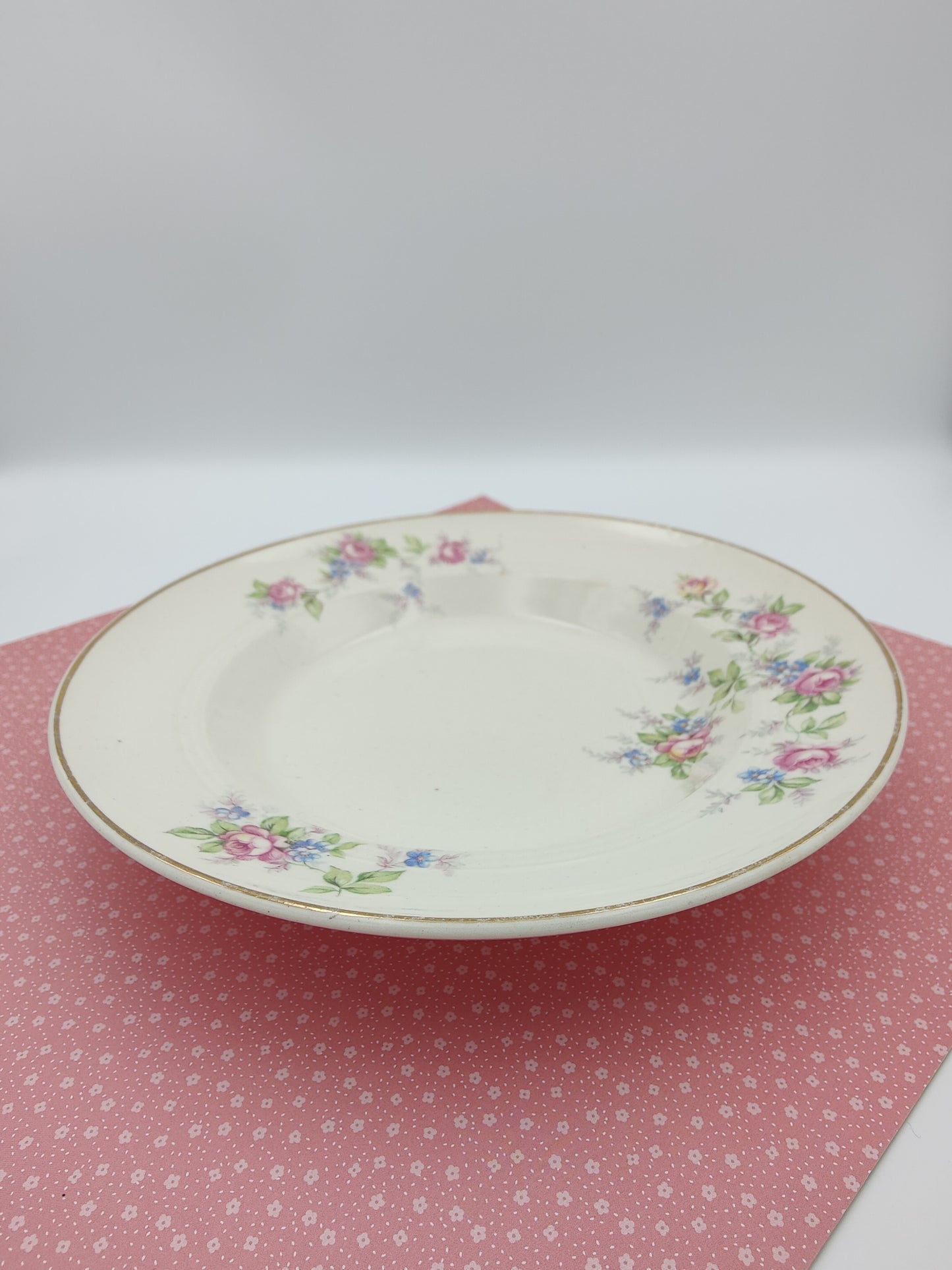 Symphony Salem VTG USA 28K Gold Rim Plate, 2 Available