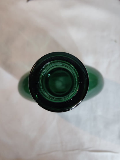 Vintage Emerald Green Vase Bottle