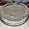 Willing to send different pictures if interested.. This crystal ashtray comes with both plates