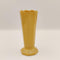 6.5" 1950's Yellow Frankoma Vase #38 Vintage Octogonal Shape Retro Boho