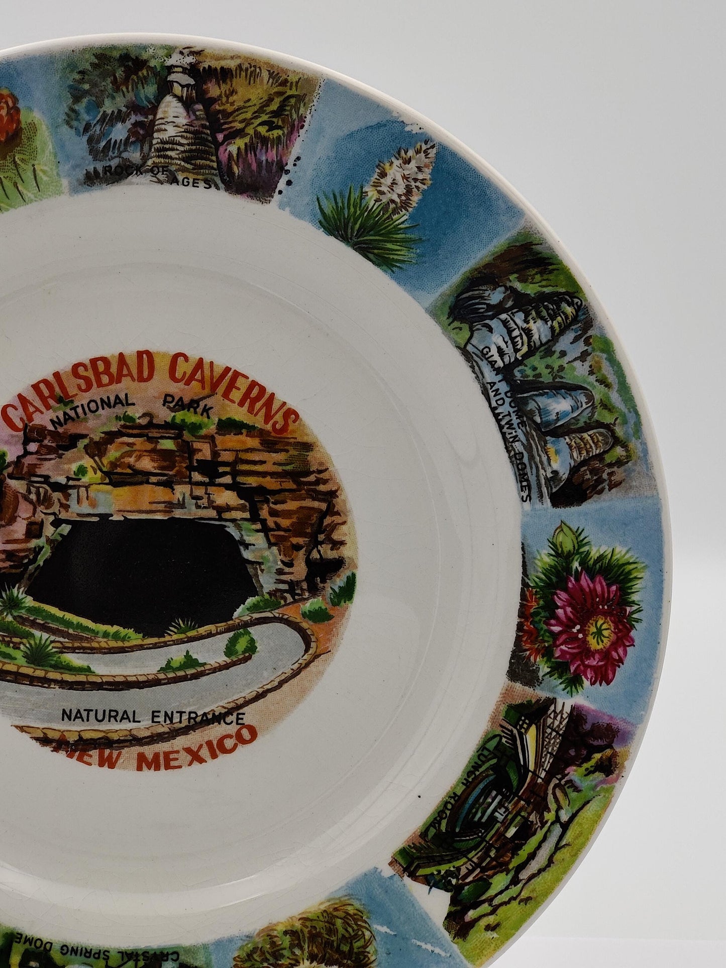 VTG 7" New Mexico Souvenir Plate Collectors Display Dish Made In Japan