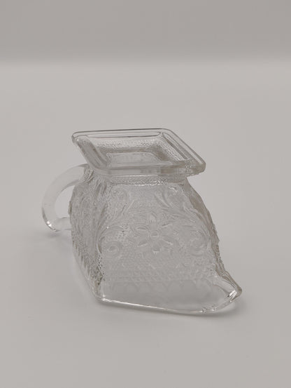 Mid-20th Century Indiana Tiara, Clear Pressed Glass Creamer