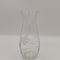 Etched Floral Clear Vase Small Bouquet Flower Bud Plant Display