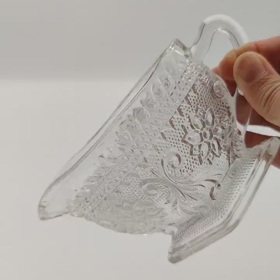 Mid-20th Century Indiana Tiara, Clear Pressed Glass Creamer