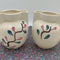 Pair of Vintage Purington Slipware Hand painted Vases 1940-50s
