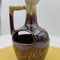 New Orleans Ceramic Brown Glazed Pottery Vase