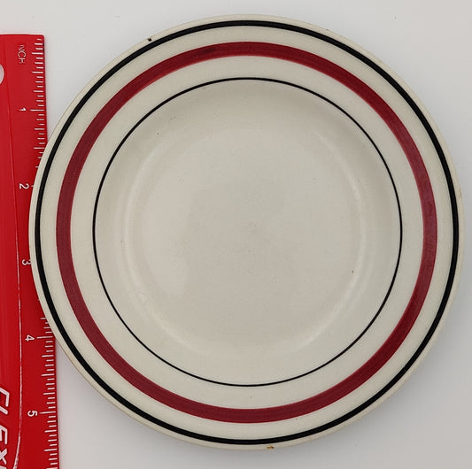 5.5" Mayer China: Boston MA 155 - Red & White Trim