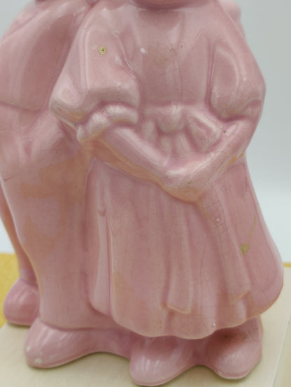 Shawnee Pottery Dutch Boy and Girl Pink Planter or Vase
