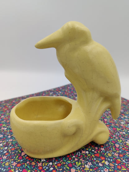 Yellow Stork Vintage Planter