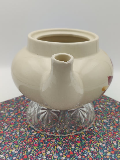 Shawnee Pottery Pennsylvania Dutch Teapot, Vintage 1940's, NO LID