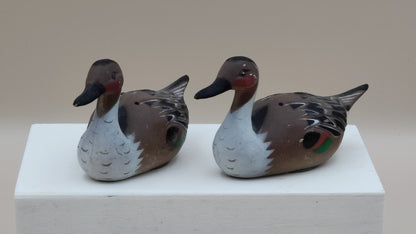 Vintage Mallard Duck Salt & Pepper Shaker Duo
