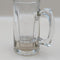 Vintage Heavy Libbey Glass Paneled Tavern Stein 6" Tall