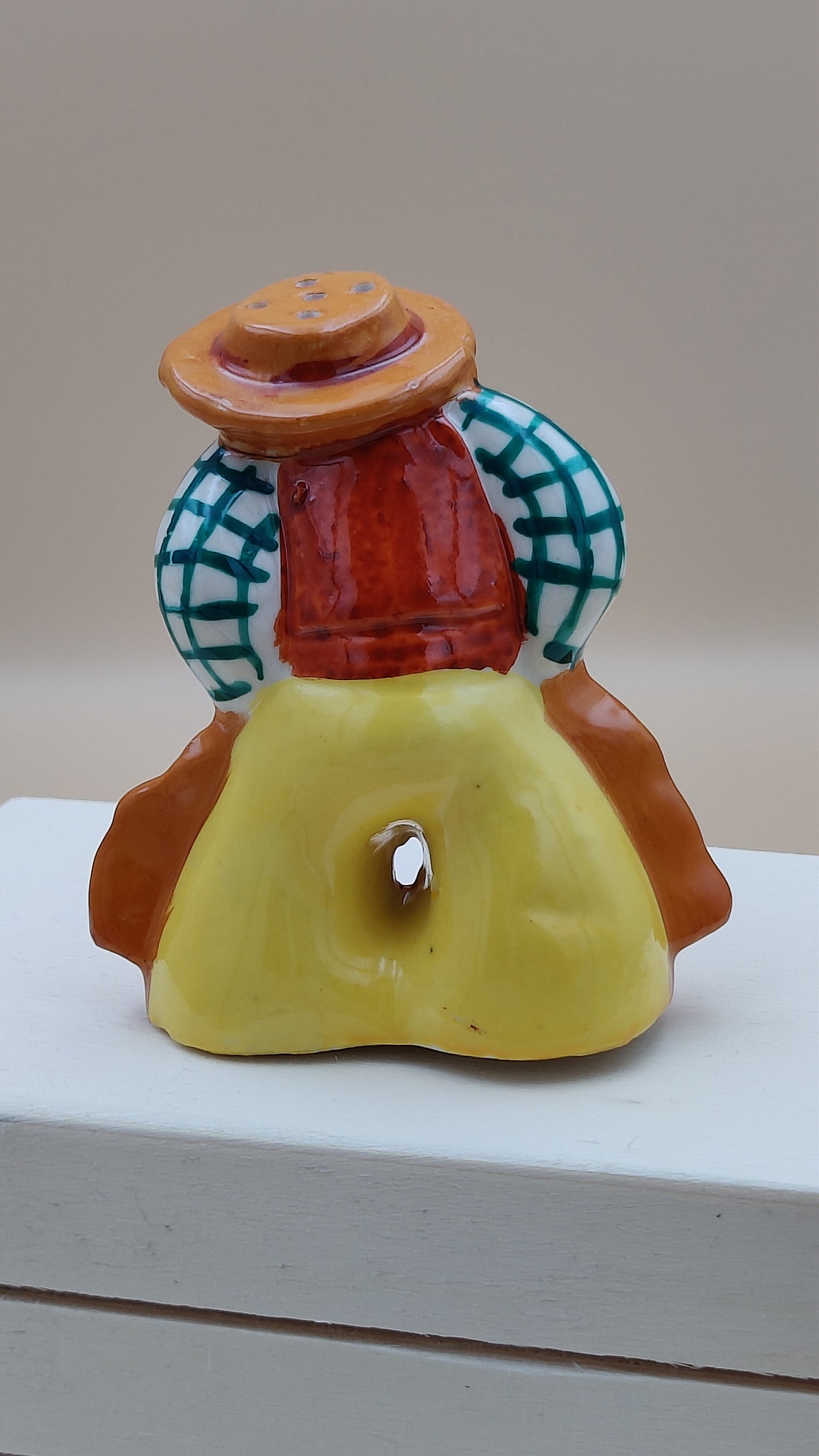 Cowboy Pancho Salt/Pepper Shaker Vintage MCM