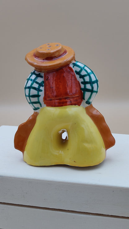 Cowboy Pancho Salt/Pepper Shaker Vintage MCM