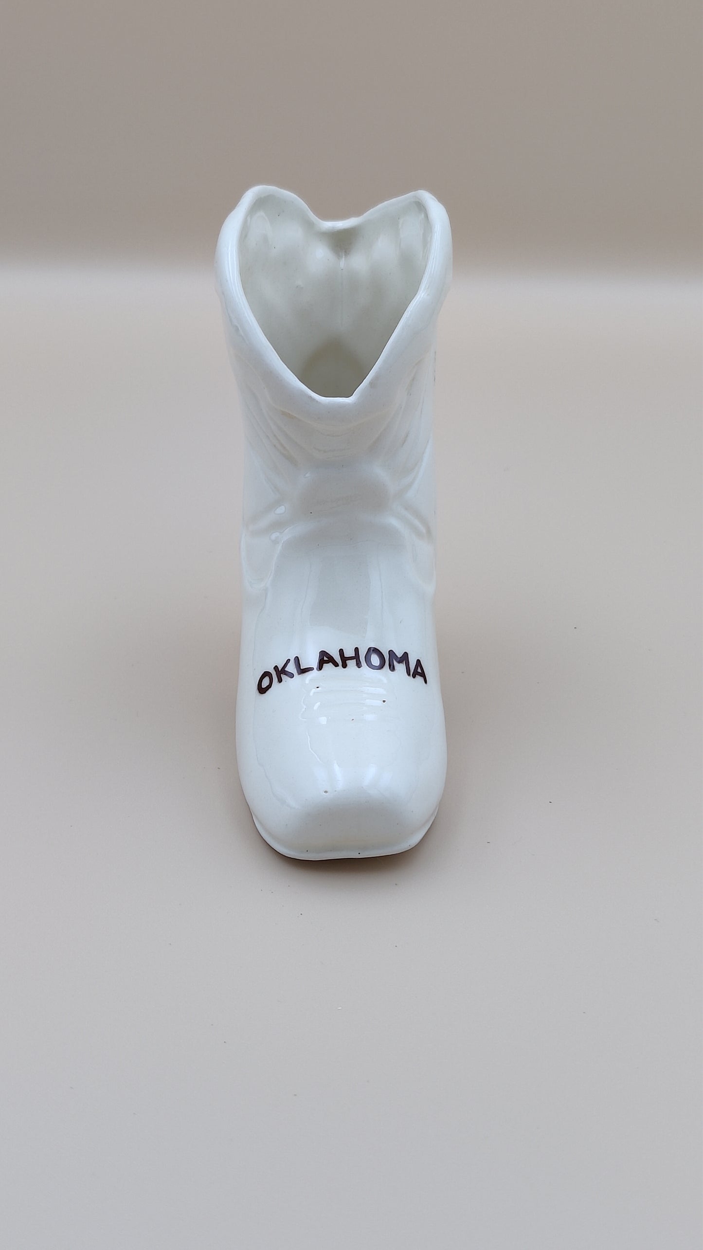 4.5" Oklahoma Souvenir Ceramic Boot